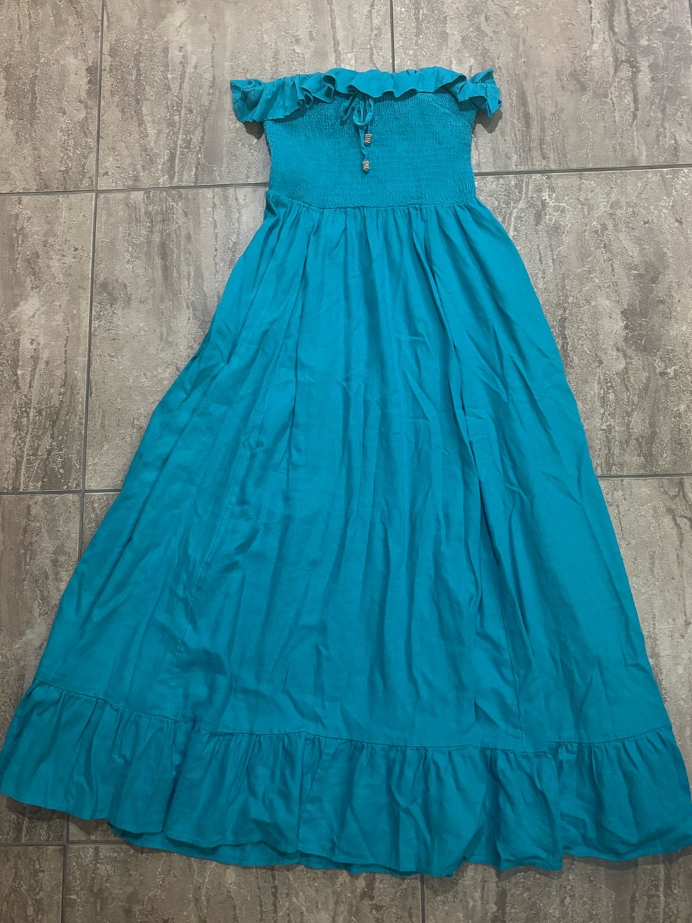 Free People Lush life strapless midi dress